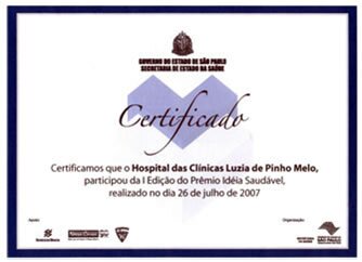 Prêmio Idéia Saudável 2007