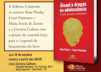 Lançamento do livro Álcool e Drogas na adolescência