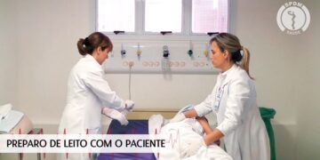Preparação do leito com Paciente