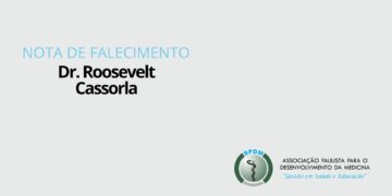 Nota de Falecimento – Dr. Roosevelt Cassorla