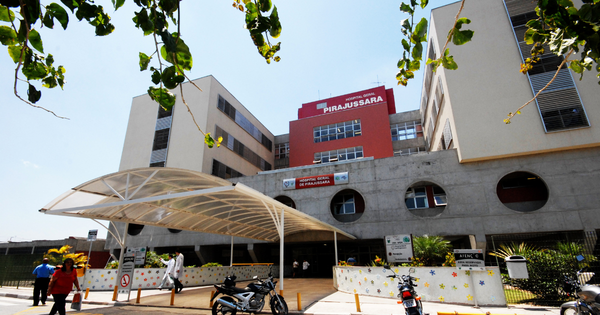 Fachada do Hospital Geral de Pirajussara