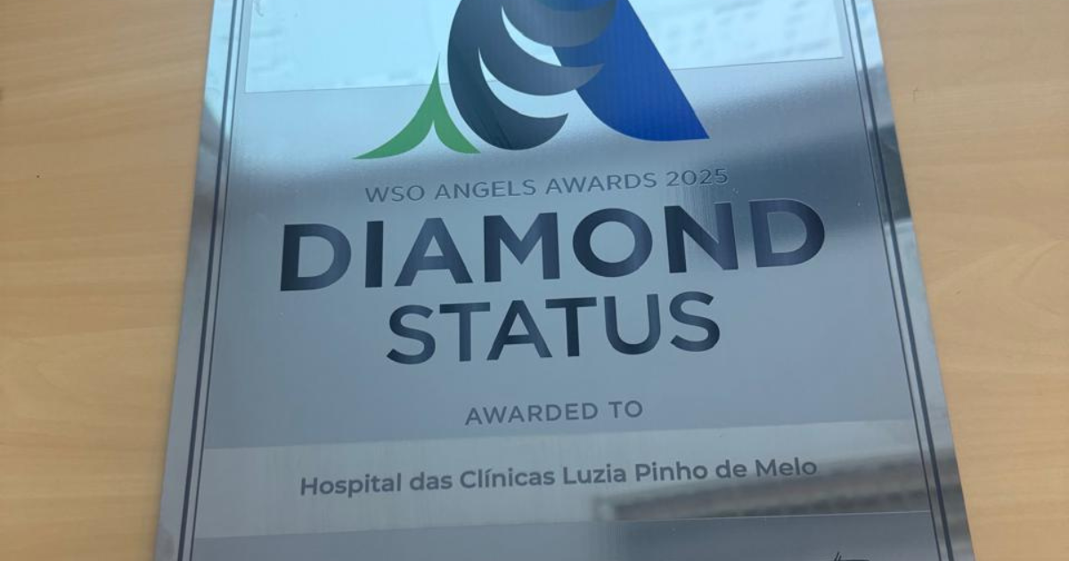 Prêmio Diamond do Hospital das Clínicas Luzia de Pinho Melo