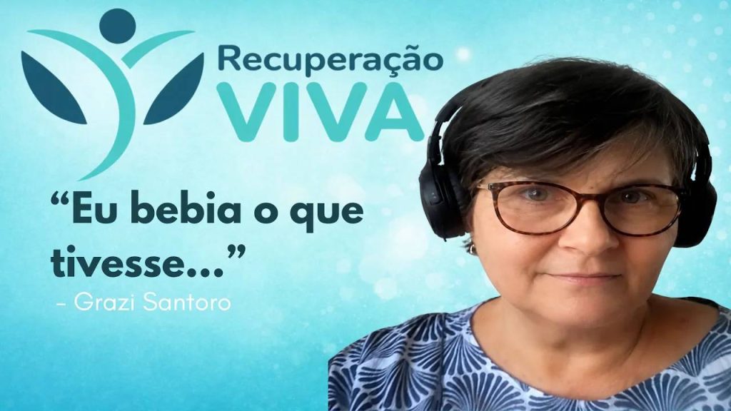 Recuperação. Alcoolismo. Recuperação Viva. Fundo com degradê verde claro. No topo, logo do Recuperação Viva. Logo abaixo, frase: 