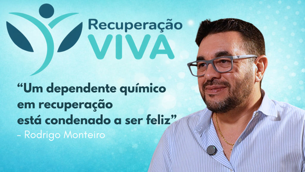 Recuperação Viva. Fundo com degradê verde claro. No topo, logo do Recuperação Viva. Logo abaixo, frase: 